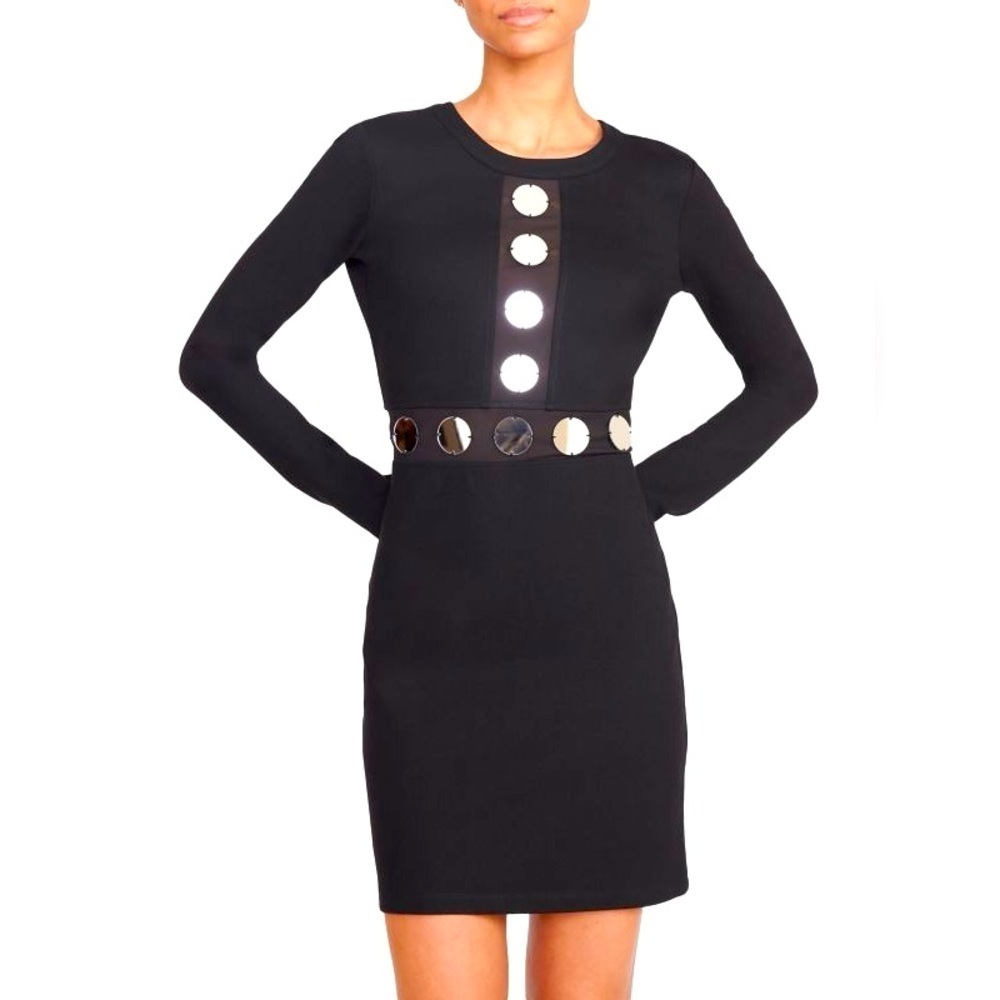 New NWT STAUD Asher Minidress Black